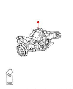 مجموعة محور / دفرنس - DODGE CHALLENGER خلفي ( 2022 )