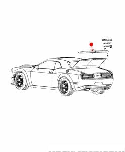 جناح خلفي - DODGE CHALLENGER خلفي ( 2018 )