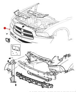 غطاء صدام - DODGE CHARGER ( 2012 )