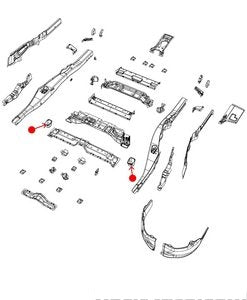 تثبيت سكة شاصي - DODGE DURANGO ( 2023 )