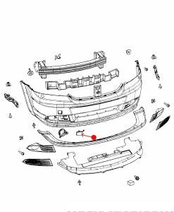 غطاء خطاف السحب - DODGE JOURNEY ( 2010 )