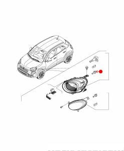لمبة المصباح الأمامي - FIAT 500X ( 2023 )