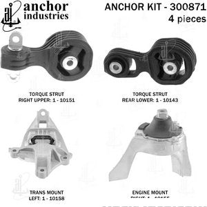 طقم قواعد مكينة - HONDA ACCORD ( 2020 )