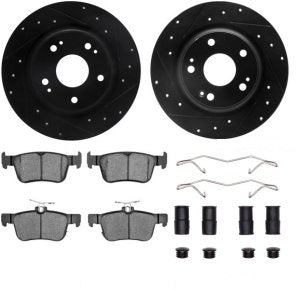 طقم هوبات مع فحمات - HONDA CIVIC خلفي ( 2017 )