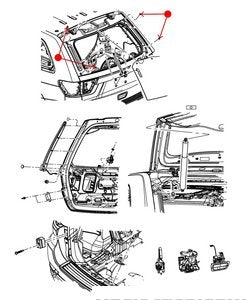 ممتص صدمات غطاء المحرك - JEEP GRAND CHEROKEE ( 2013 )