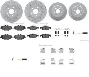 طقم هوبات مع فحمات - MERCEDES-BENZ E320 Front ( 2009)