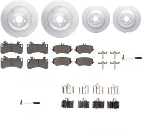 طقم هوبات مع فحمات - MERCEDES-BENZ EQS 580 Front ( 2022)