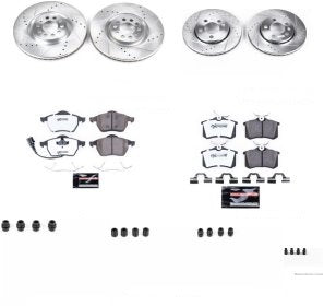 طقم هوبات مع فحمات - AUDI TT أمامي ( 2005 )