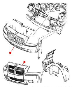غطاء صدام - CHRYSLER 300 أمامي ( 2006 )