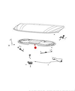 وسادة عزل غطاء المحرك - CHRYSLER PACIFICA ( 2024 )