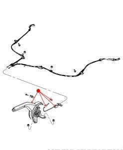عصا فرامل اليد - DODGE CALIBER ( 2008 )