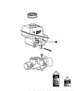 حساس مستوى زيت الفرامل - DODGE CHALLENGER ( 2021 )