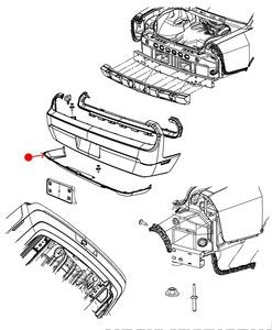 غطاء صدام - DODGE CHALLENGER خلفي ( 2009 )