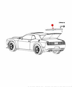جناح خلفي - DODGE CHALLENGER ( 2021 )