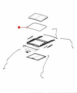 جلدة السقف الزجاجي - DODGE CHARGER ( 2019 )