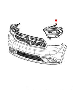 مجموعة المصباح الأمامي - DODGE DURANGO ( 2023 )