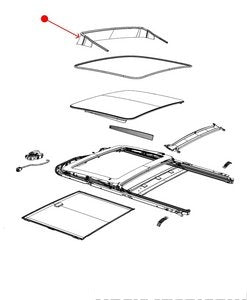 عاكس هواء السقف البانورامي - DODGE DURANGO ( 2019 )