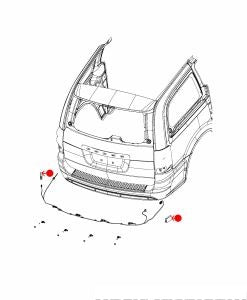 حساس النقطة العمياء - DODGE GRAND CARAVAN خلفي ( 2017 )