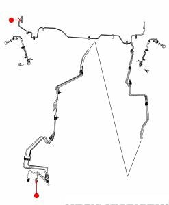 أنبوب الفرامل - DODGE GRAND CARAVAN ( 2008 )