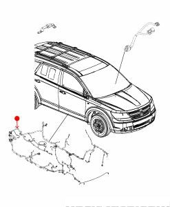 فيشة الظفيرة - DODGE JOURNEY أمامي ( 2018 )