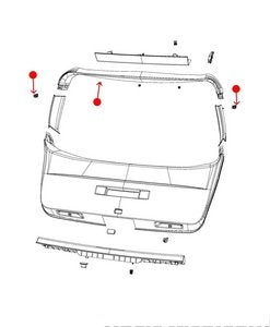 كبس زينة - DODGE JOURNEY ( 2016 )