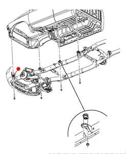 وسادة صدام الهيكل - DODGE RAM 1500 PICKUP أمامي ( 2006 )