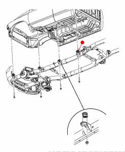 وسادة صدام الهيكل - DODGE RAM 1500 PICKUP ( 2008 )