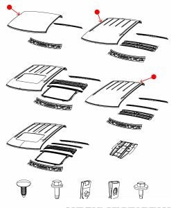 صاجة السقف - DODGE RAM 2500 PICKUP ( 2010 )