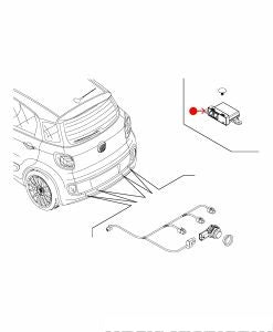 وحدة تحكم مساعد الركن - FIAT 500X أمامي ( 2020 )