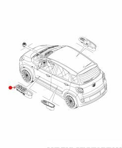 سويتش الجام الكهربائي - FIAT 500L أمامي ( 2019 )