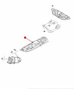 درع حراري - FIAT 500X أمامي ( 2021 )