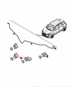 حساس مساعد الركن - FIAT 500X أمامي ( 2022 )