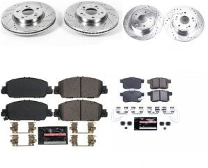 طقم هوبات مع فحمات - HONDA ACCORD أمامي ( 2014 )