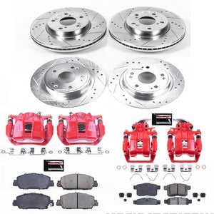 طقم هوبات مع فحمات - HONDA ACCORD أمامي ( 2013 )