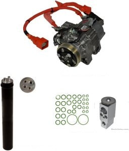 طقم كمبروسر مكيف مع المكونات - HONDA CIVIC ( 2015 )