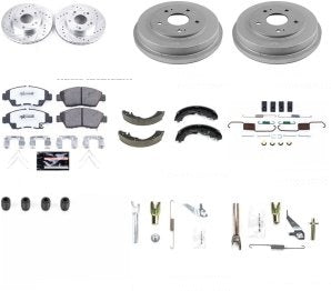 طقم هوبات مع فحمات - HONDA CIVIC أمامي ( 2008 )