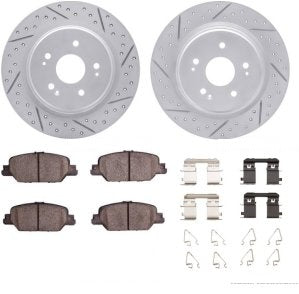 طقم هوبات مع فحمات - HONDA CR- V خلفي ( 2018 )