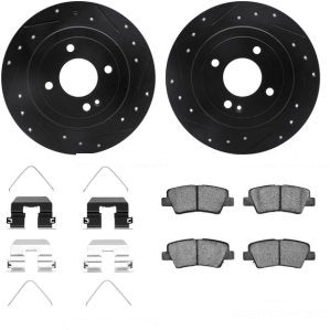 طقم هوبات مع فحمات - HYUNDAI ACCENT خلفي ( 2021 )