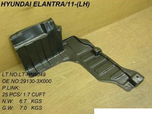 غطاء المحرك - HYUNDAI ELANTRA يسار ( 2013 )