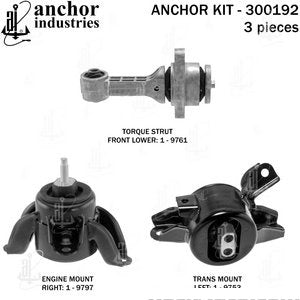 طقم قواعد مكينة - HYUNDAI ELANTRA ( 2016 )