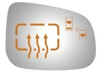 زجاج المراية الخارجية - JAGUAR XF يمين ( 2014 )