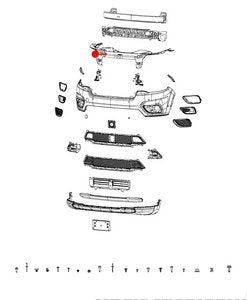 ماص صدمات الصدام - JEEP CHEROKEE أمامي ( 2019 )
