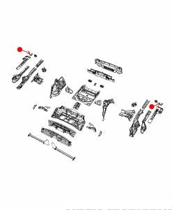 قاعدة سكة شاصي - JEEP CHEROKEE يمين ( 2020 )