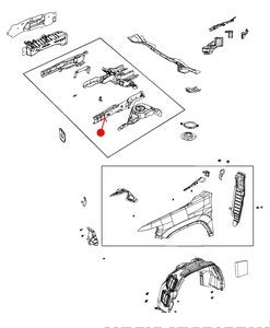 سكة شاصي - JEEP CHEROKEE يمين ( 2021 )