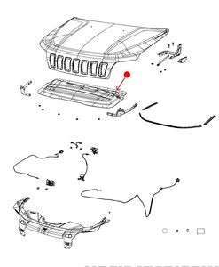 وسادة عزل غطاء المحرك - JEEP CHEROKEE ( 2023 )