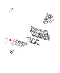 وسادة عزل غطاء المحرك - JEEP CHEROKEE ( 2021 )