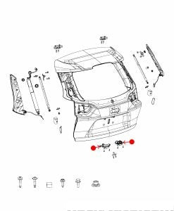 قفل شنطة - JEEP CHEROKEE ( 2019 )