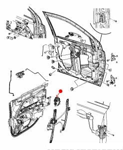 قفل الباب الداخلي - JEEP COMPASS أمامي يسار ( 2007 )