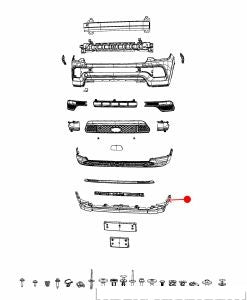حاجز هواء أمامي - JEEP COMPASS أمامي ( 2022 )