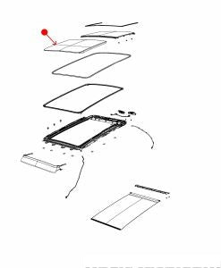 زجاج فتحة السقف - JEEP COMPASS ( 2020 )